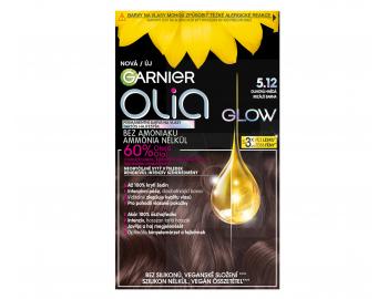 Permanentní olejová barva Garnier Olia Glow 5.12 duhová hnědá
