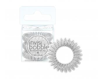 Spirlov gumika do vlas Invisibobble Original Mother Of Chrome - stbrn, 3 ks