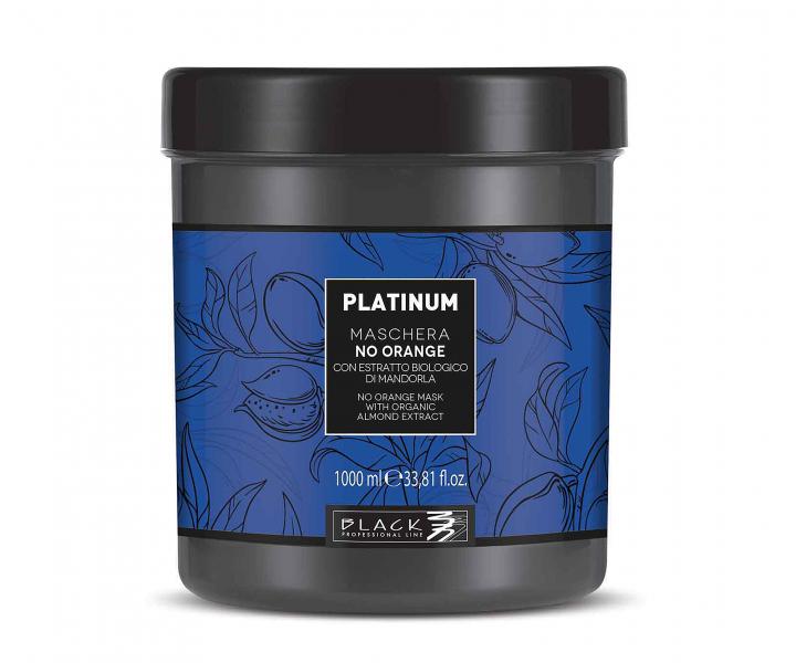 Neutralizan maska pro tmav vlasy Black Platinum No Orange - 1000 ml