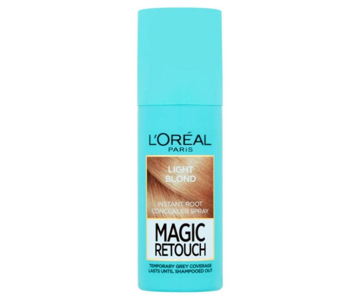 Sprej pro zakrytí odrostů Loréal Paris Magic Retouch - 75 ml, světlá blond