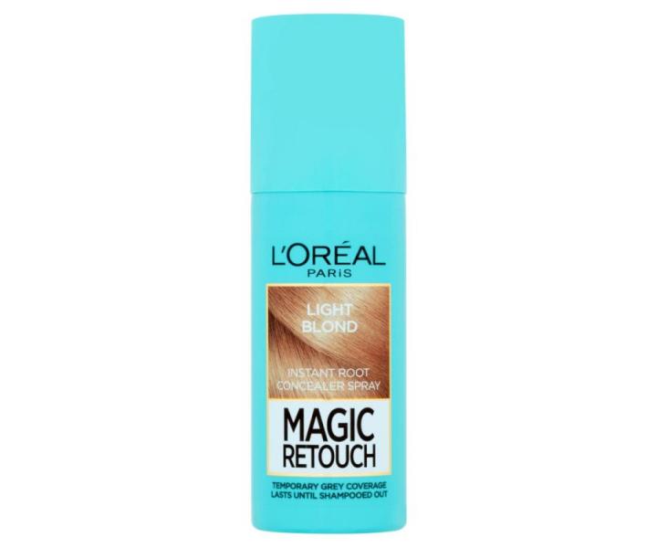 Sprej pro zakryt odrost Loral Paris Magic Retouch - 75 ml, svtl blond