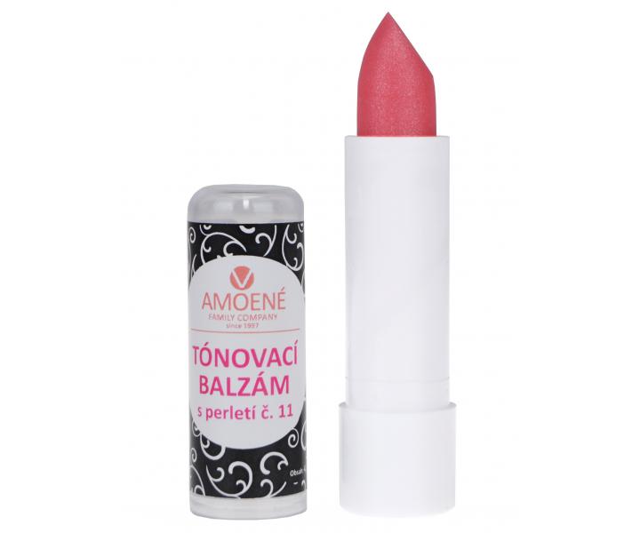 Tnovac balzm na rty s perlet Amoen, jasn rov . 11 - 4,2 g