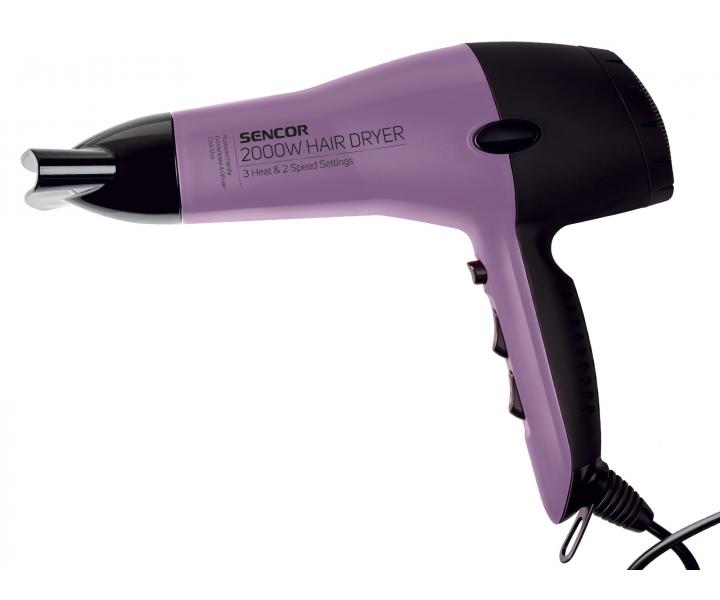 Fn na vlasy Sencor SHD 6700VT - fialov, 2000 W