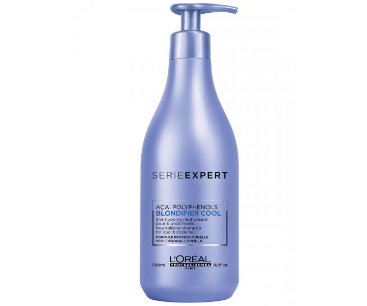 Neutralizan ampon pro blond vlasy Loral Blondifier Cool - 500 ml