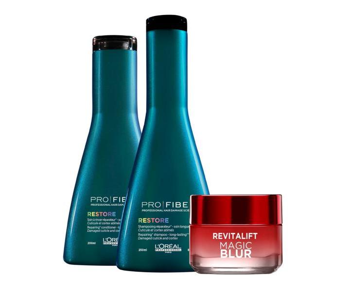 Loral Pro Fiber Restore ampon a pe + PLEOV KRM