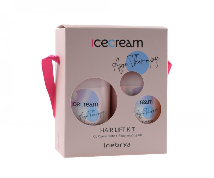 Dárková sada pro regeneraci zralých vlasů Inebrya Ice Cream Age Therapy Hair Lift