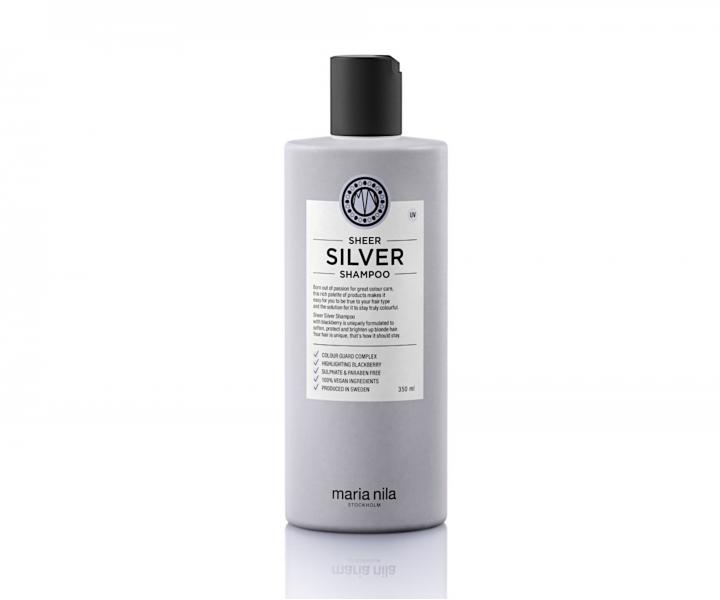 ampon pro neutralizaci lutch tn Maria Nila Sheer Silver Shampoo