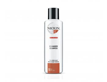 Šampon pro silně řídnoucí barvené vlasy Nioxin System 4 Cleanser Shampoo - 300 ml