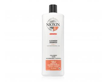 Šampon pro silně řídnoucí barvené vlasy Nioxin System 4 Cleanser Shampoo - 1000 ml