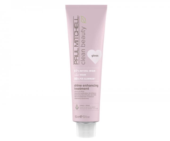 Vyživující barvicí maska Paul Mitchell Clean Beauty Shine Depositing Treatment - čirá, 150 ml