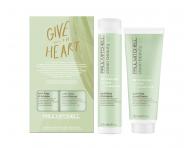 Drkov sada pro nepoddajn vlasy Paul Mitchell Clean Beauty Anti Frizz Duo - Give with Heart