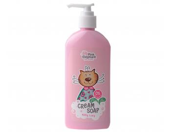 Krmov tekut mdlo pro dti Pink Elephant Cream Soap Kitty Lucy - 250 ml