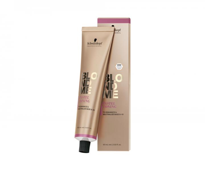 Pastelov tnovac krm Schwarzkopf Professional BlondMe Pastel Toning Strawberry - 60 ml, jahodov