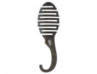 Kartáč na rozčesávání vlasů Wet Brush Shower Detangler Garden Glitter Black - třpytivý černý