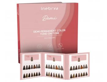 Vlasov� vzorn�k barev Inebrya Demi-Permanent Color Tone-On-Tone