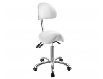 Taburet na kole�k�ch s op�rkou Weelko Noble - b�l�