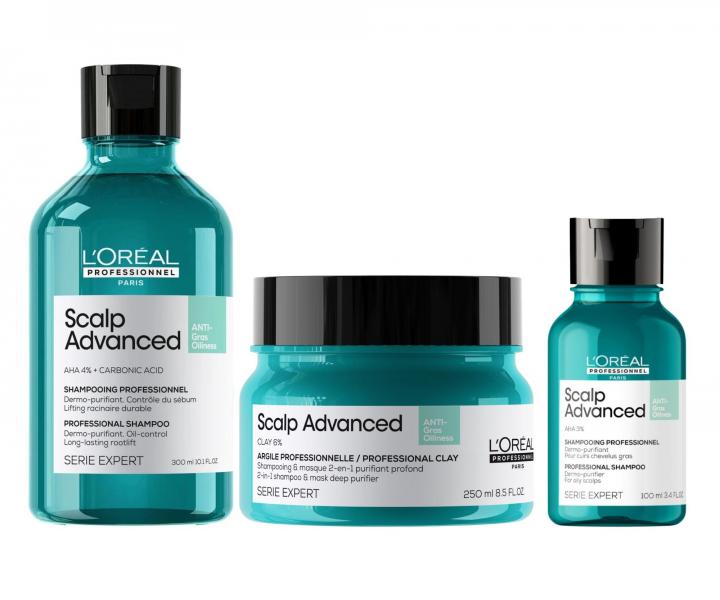 Sada pro mast�c� se vlasovou poko�ku Lor�al Professionnel Scalp Advanced + �ampon 100 ml zdarma
