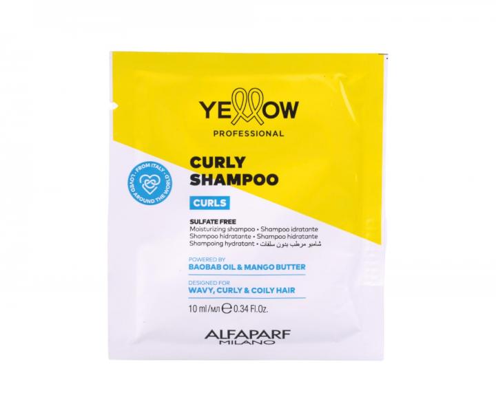 �ampon pro vlnit�, kudrnat� a afro vlasy Yellow Professional Curls Curly Shampoo - 10 ml (bonus)