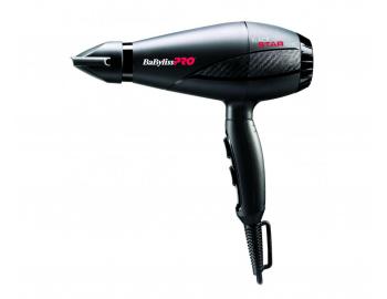 Profesionln fn na vlasy BaByliss Pro Black Star Ionic BAB6250IE - 2200 W, ern