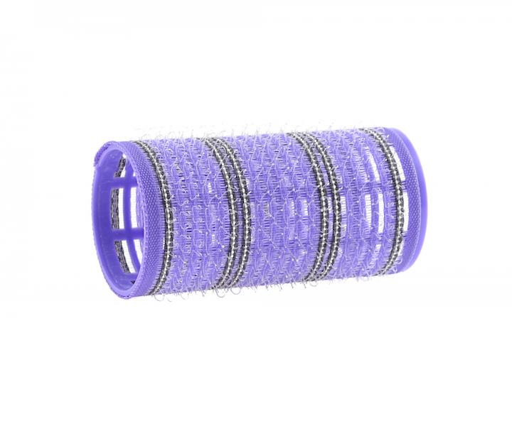 Samodržící natáčky na vlasy Bellazi Velcro pr. 30 mm - 6 ks, fialové