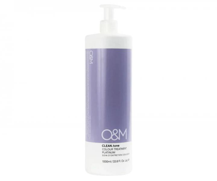 T�novac� p��e na vlasy O&M Clean.tone Colour Treatment Platinum - 1000 ml - platinov�