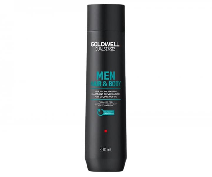 ampon 2v1 pro vechny typy vlas Goldwell Dualsenses Men Hair & Body - 300 ml