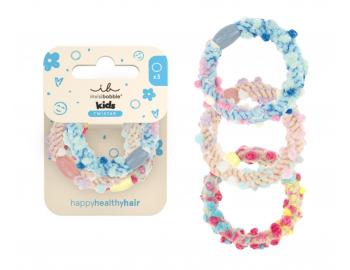 Sada ozdobných gumiček do vlasů Invisibobble Kids Twistar Pom Pom Tie - 3 ks