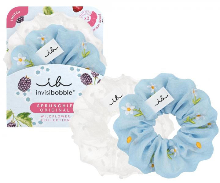 Ozdobn� spir�lov� gumi�ky do vlas� Invisibobble Sprunchie Wildflower Sunthreads - 2 ks