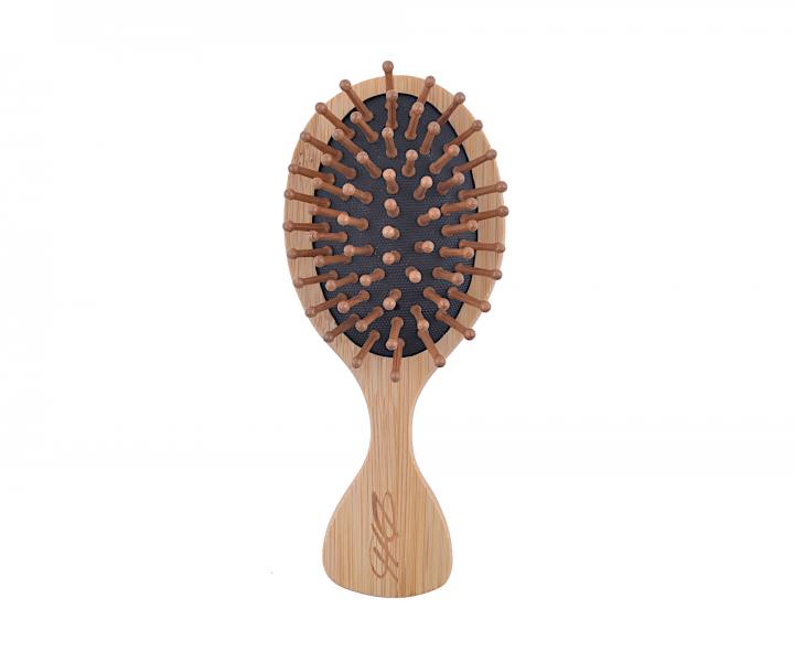 Bambusov masn kart na vlasy Detail - Hair style Bamboo Brush - 13,7 x 5,8 cm