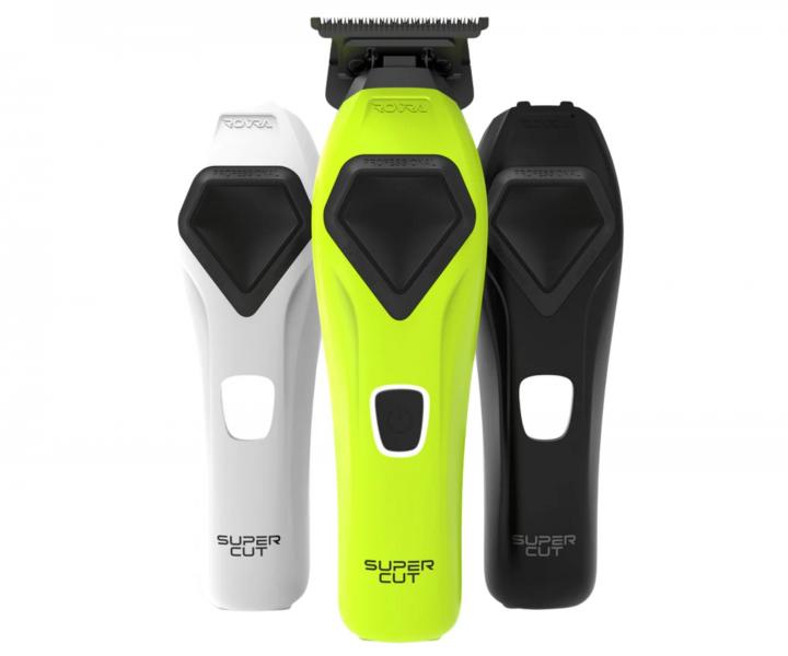 Profesion�ln� konturovac� strojek na vlasy s v�m�nn�mi kryty Rovra Supercut Professional Trimmer RT-89 - zelen�/b�l�/�ern�
