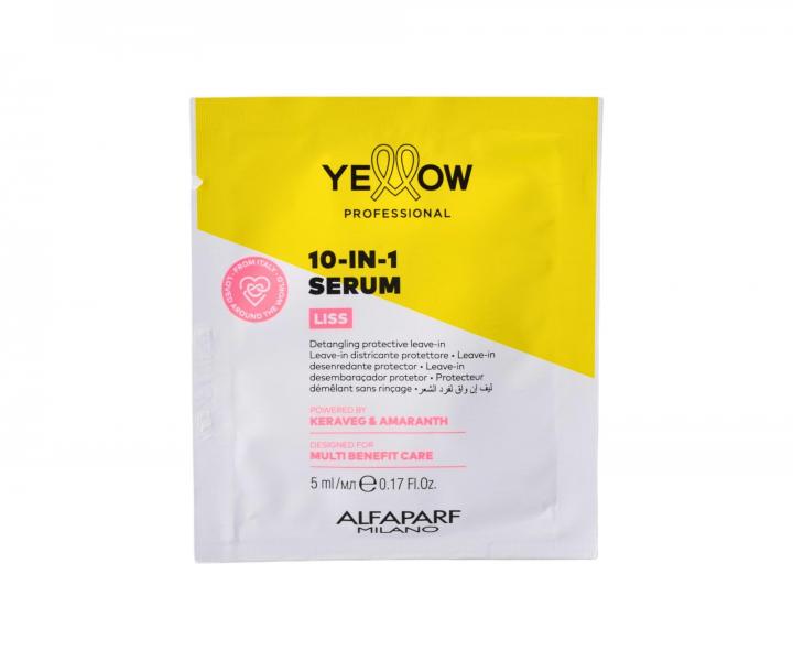 Bezoplachov� s�rum pro uhlazen� vlas� Yellow Professional Liss Smoothing 10-IN-1 Serum - 5 ml (bonus)