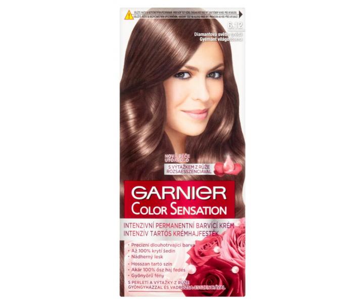 Permanentn barva Garnier Color Sensation 6.12 diamantov svtle hnd