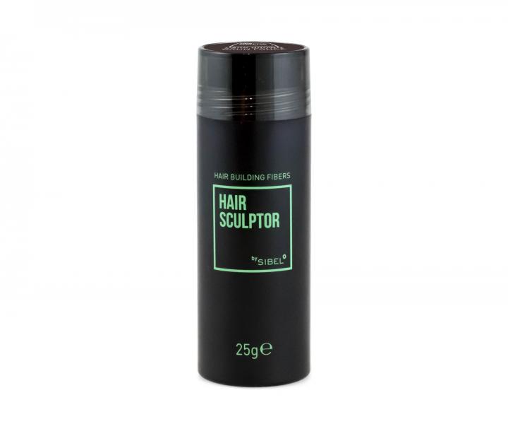 Pudr pro zakrytí řídnoucích vlasů plnitelný Sibel Hair Building Fibers - tmavě hnědá, 25g