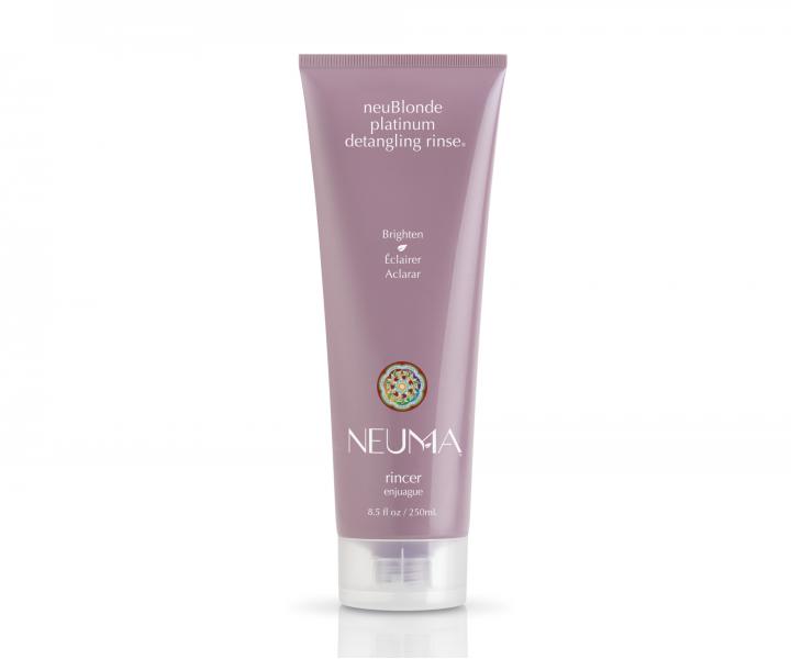 Lehký kondicionér pro blond vlasy Neuma neuBlonde platinum detangling rinse - 250 ml