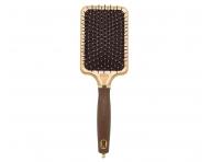 Kartáč na vlasy Olivia Garden Expert Care Rectangular Paddle Brush L - zlato-hnědý