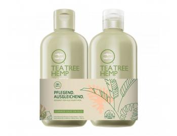 Sada pro regeneraci vlasů s konopným olejem Paul Mitchell Tea Tree Hemp Duo - šampon + kondicionér