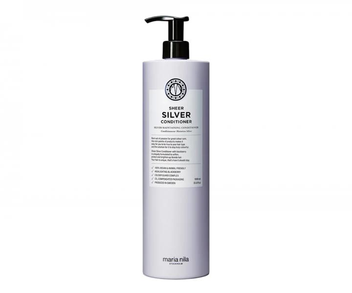 Kondicionr pro neutralizaci lutch tn Maria Nila Sheer Silver Conditioner - 1000 ml