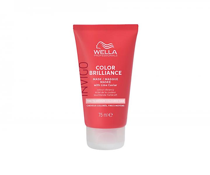 Maska pro jemn a normln vlasy Wella Professionals Invigo Color Brilliance Fine To Medium - 75 ml