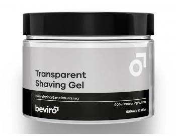Průhledný gel na holení Beviro - 500 ml