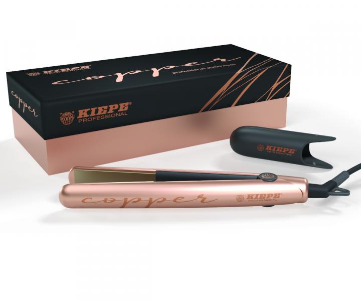 Profesionální žehlička na vlasy Kiepe Nano Titanium Copper 8178C - měděná
