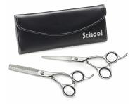 Sada kadeřnických nůžek 5,5" a efilačních nůžek 5,5" Kiepe School Set