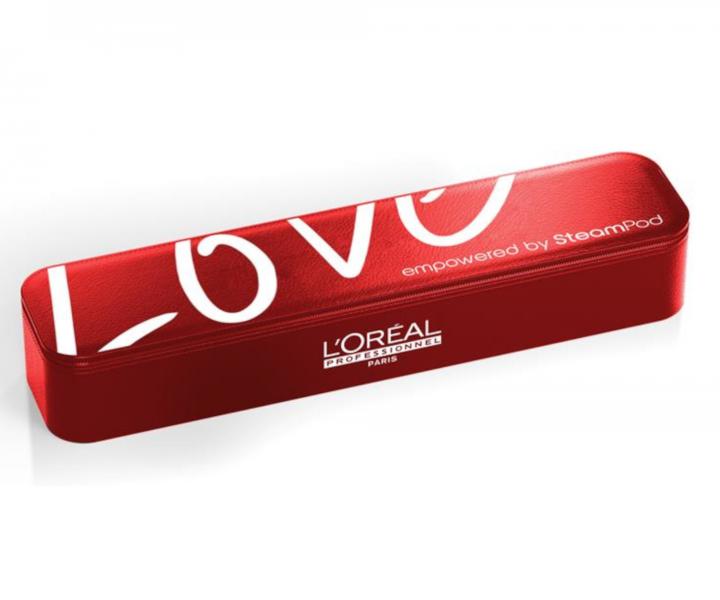 Parní žehlička na vlasy Loréal SteamPod 3.0 - bílá + pouzdro na žehličku Loréal SteamPod ZDARMA