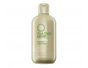 Regeneran ampon a sprchov gel s konopnm olejem Paul Mitchell Tea Tree Hemp - 300 ml