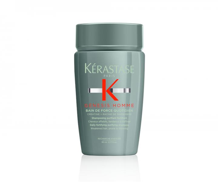 Sada pro posílení oslabených vlasů pro muže Kérastase Genesis Homme + šampon 80 ml zdarma