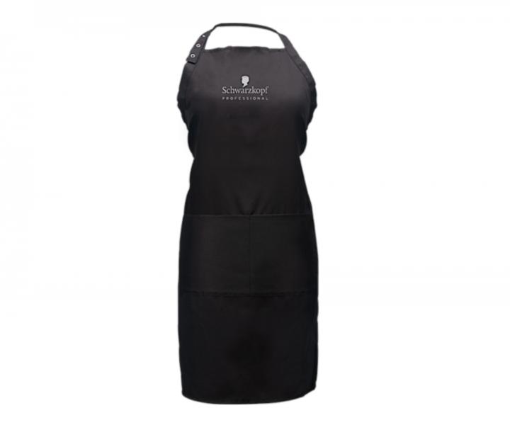 Kadeřnická zástěra na barvení Schwarzkopf Professional Salon Tools Tinting Apron - černá