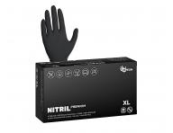 Silné nitrilové rukavice Espeon Nitril Premium - 100 ks, černé, velikost XL