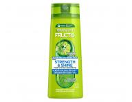 Posilující šampon pro všechny typy vlasů bez lesku a síly Garnier Fructis Strength & Shine