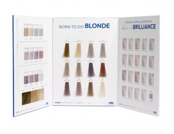 Vlasový vzorník tonerů Mila Professional Blonde Brilliance