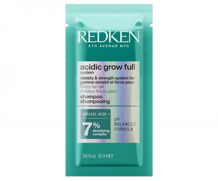 �ampon pro hustotu a objem jemn�ch, zplihl�ch a norm�ln�ch vlas� Redken Acidic Grow Full System Shampoo - 10 ml (bonus)