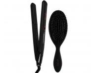 Profesion�ln� �ehli�ka na vlasy Varis Smoother + kart�� s kan��mi a nylonov�mi �t�tinami Varis Smoothing Brush zdarma